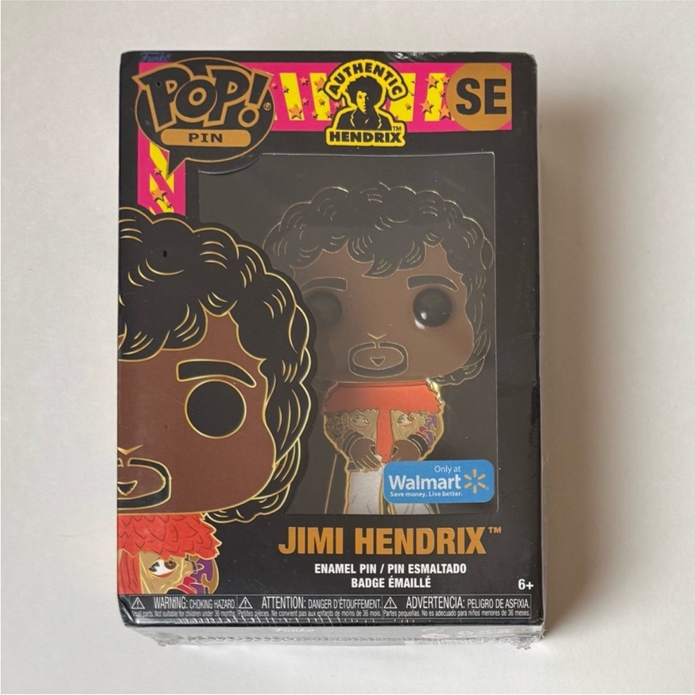 Funko Pop Enamel Pin Jimi Hendrix